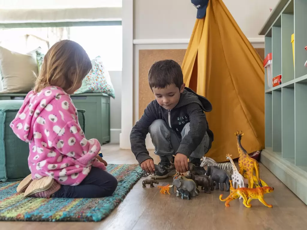 Moments at family-friendly African safari lodges where kids relax and bond between adventures.